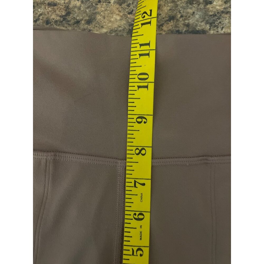 Lululemon Women Wide Leg Crop Pants Size 12 Brown Athleisure Yoga Gym Comfort - Picture 10 of 10